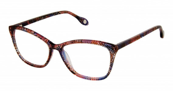 Fysh UK F-3698 Eyeglasses, S401-INDIGO ROSEWOOD