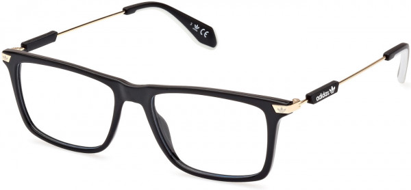 adidas Originals OR5050 Eyeglasses, 001 - Shiny Black / Shiny Pale Gold