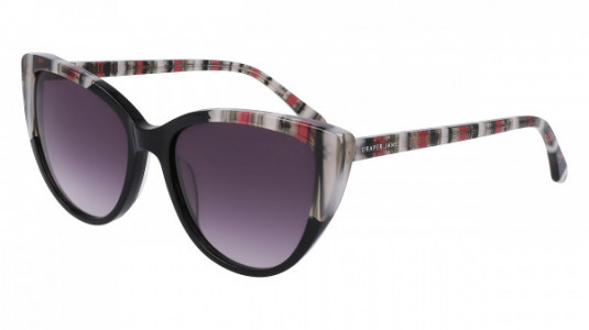 Draper James DJ7045 Sunglasses, (003) BLACK STRIPE