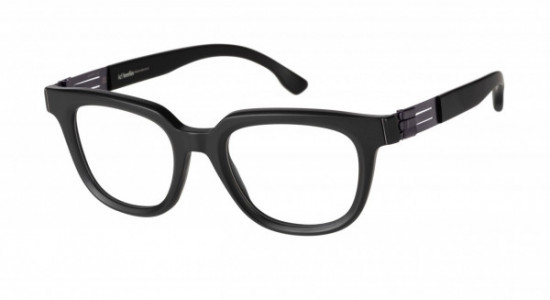ic! berlin Gill Eyeglasses, Black-Matt