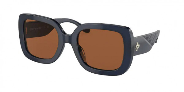 Tory Burch TY7179U Sunglasses, 170987 BLACK SOLID GREY (BLACK)