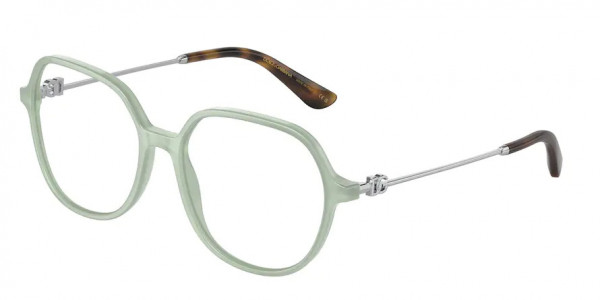 Dolce & Gabbana DG3364 Eyeglasses, 3406 FLEUR AZURE (BLUE)