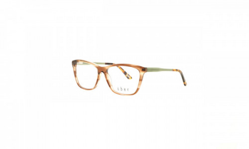 Uber Suzuki Eyeglasses, Brown/Green