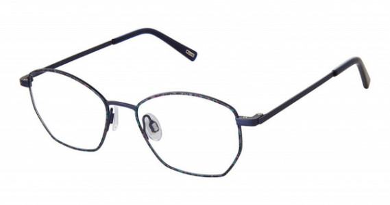 KLiiK Denmark K-724 Eyeglasses, M201-NAVY PEBBLE