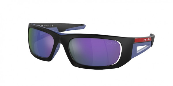 Prada Linea Rossa PS 02YS Sunglasses, 1BO06F MATTE BLACK DARK GREY (BLACK)