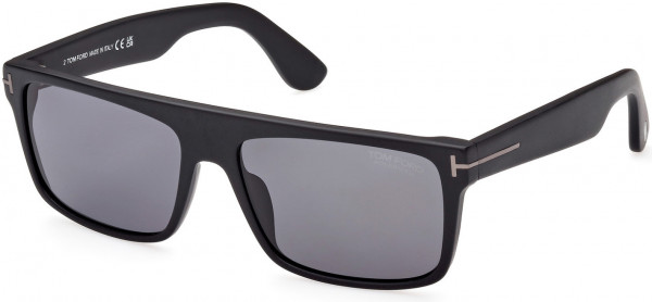 Tom Ford FT0999-N PHILIPPE-02 Sunglasses, 02D - Matte Black / Matte Black