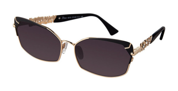 Diva DIVA 4213 Sunglasses, 2 BLACK-GOLD