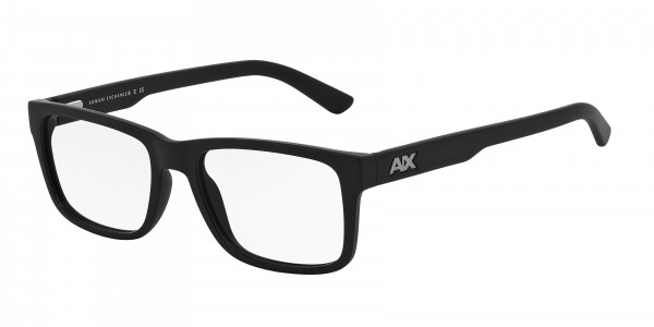 Armani Exchange AX3016 Eyeglasses, 8011 SHINY TRANSPARENT BROWN (BROWN)