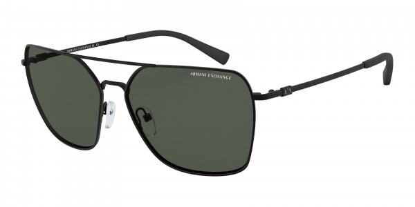 Armani Exchange AX2029S Sunglasses, 611281 MATTE GREY GREY POLAR (GREY)