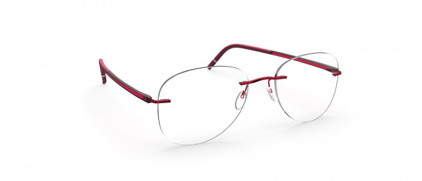 Silhouette The Wave  5567 DO Eyeglasses, 3040 Cassis Red