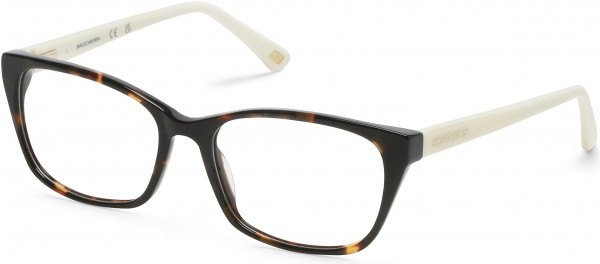 Skechers SE2210 Eyeglasses, 001 - Shiny Black With Tortoise Temples