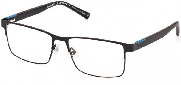 Timberland TB1795 Eyeglasses, 002 - Matte Black / Matte Black