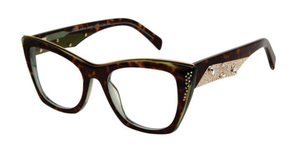 Diva DIVA ARIA 003 Eyeglasses, 291 TORTOISE - GREEN