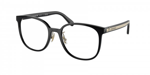 Coach HC6217 Eyeglasses, 5111 TRANSPARENT CLEAR (TRANSPARENT)
