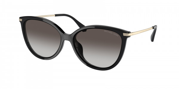 Michael Kors MK2184U DUPONT Sunglasses, 30058G DUPONT BLACK DARK GREY GRADIEN (BLACK)