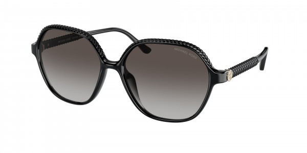 Michael Kors MK2186U BALI Sunglasses, 30058G BALI BLACK DARK GREY GRADIENT (BLACK)