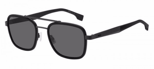 HUGO BOSS Black BOSS 1486/S Sunglasses, 0003 MTT BLACK