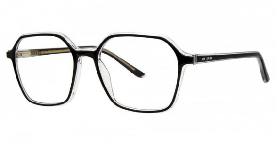 Via Spiga Via Spiga Alfonsia Eyeglasses, 500 Black/Crystal