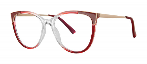 Modern Times EMOTIONAL Eyeglasses, Burgundy Fade/Gold