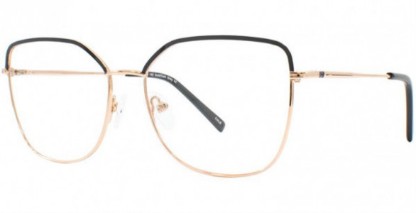 Cosmopolitan Andi Eyeglasses, Gold/Burg