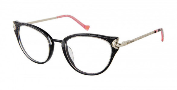 Betsey Johnson BET BLING Eyeglasses, black