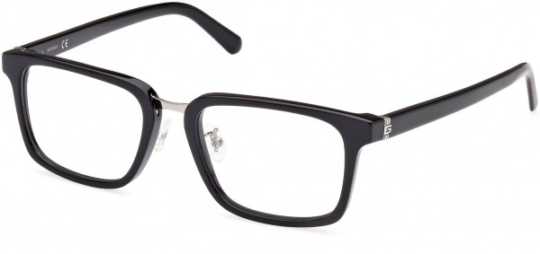Guess GU50088-D Eyeglasses, 001 - Shiny Black / Shiny Black