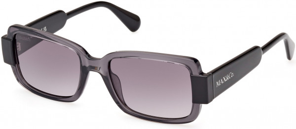 MAX&Co. MO0074 Sunglasses, 20B - Shiny Grey / Shiny Grey