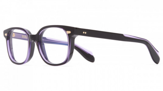 Cutler and Gross CGOP999048 Eyeglasses, (001) PURPLE ON BLACK