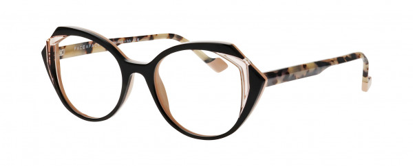 Face a Face KALEDO 1 Eyeglasses, BLACK /OPAQUE NUDE