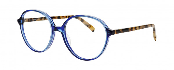 Inface LUCKY Eyeglasses, BLUE DARK SHINY