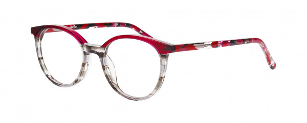 Nifties NI9498 Eyeglasses, AUBERGINE GRADIENT TRANSPARENT