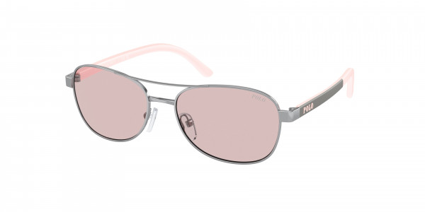 Ralph Lauren Children PP9002 Sunglasses, 9001/5 SHINY SILVER PINK (SILVER)