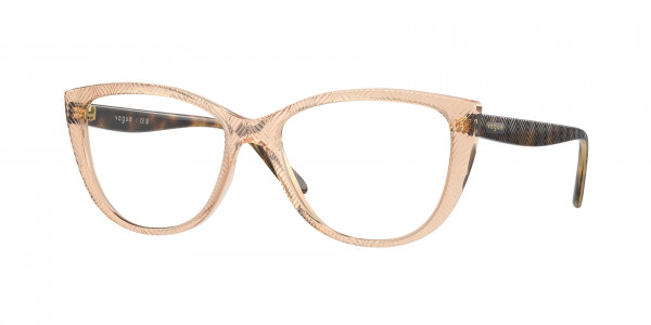 Vogue VO5485 Eyeglasses, 3052 TRANSPARENT PEACH (PINK)