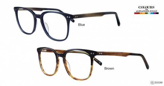 Colours Zimmer Eyeglasses, Blue