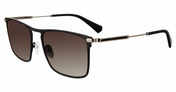 John Varvatos SJV567 Sunglasses, BLACK (0BLA)