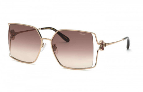 Chopard SCHG68V Sunglasses, SHINY LIGHT GOLD 0594