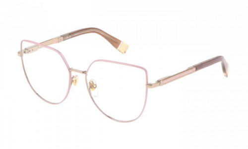 Furla VFU673 Eyeglasses, RED GOLD/COL.PARTS (0E59)