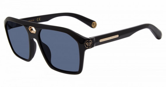 Philipp Plein SPP072M Sunglasses, SHINY BLACK (0700)