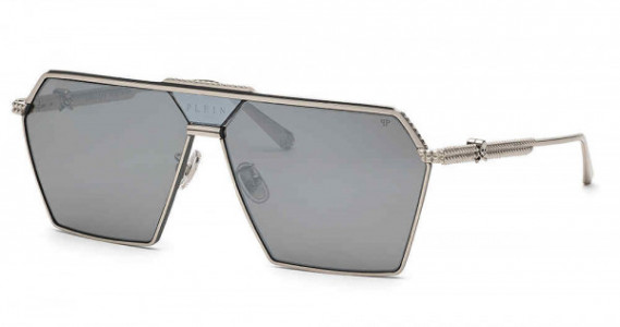 Philipp Plein SPP076V Sunglasses, PALLADIUM-539X