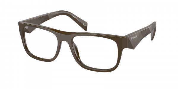 Prada PR 22ZV Eyeglasses, 15L1O1 LODEN (BROWN)