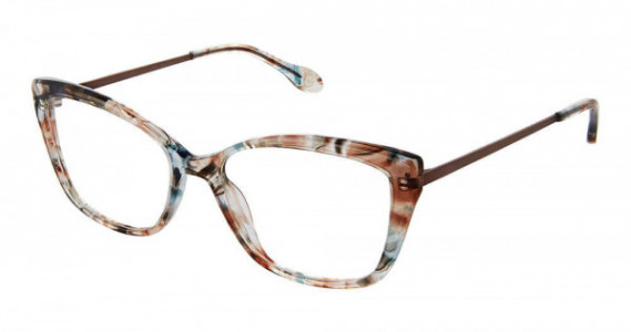 Fysh UK F-3709 Eyeglasses, S402-MOCHA BLUE