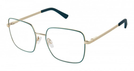 SuperFlex SF-627 Eyeglasses, M204-TEAL GOLD