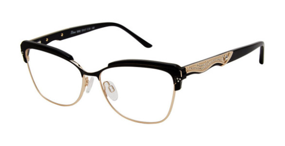 Diva DIVA 5582 Eyeglasses, 1 BLACK-GOLD