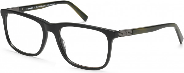 Timberland TB1803 Eyeglasses, 002 - Matte Black / Matte Black