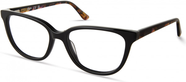 Candie's Eyes CA0217 Eyeglasses, 001 - Shiny Black / Shiny Black