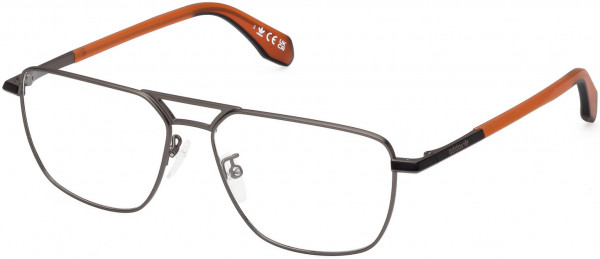adidas Originals OR5069 Eyeglasses, 009 - Matte Gunmetal / Shiny Dark Orange