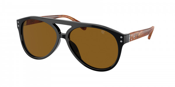 Ralph Lauren RL8211U THE CRUISER Sunglasses, 500133 THE CRUISER BLACK BROWN (BLACK)