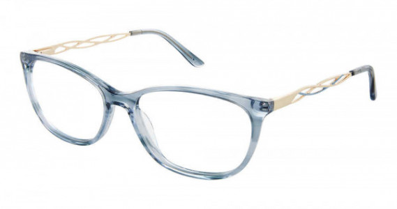 SuperFlex SF-1160T Eyeglasses, S301-BLUE GOLD