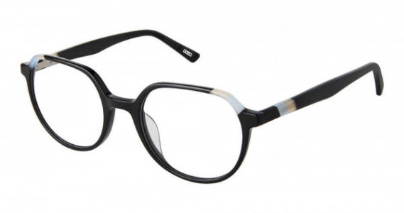 KLiiK Denmark K-745 Eyeglasses, S400-BLACK BLUE SAND