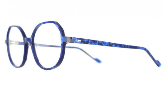 Vanni Pixel V1655 Eyeglasses, teal micropixel / fuchsia details